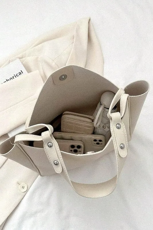 Gabriella Vegan Leather Shoulder Bag
