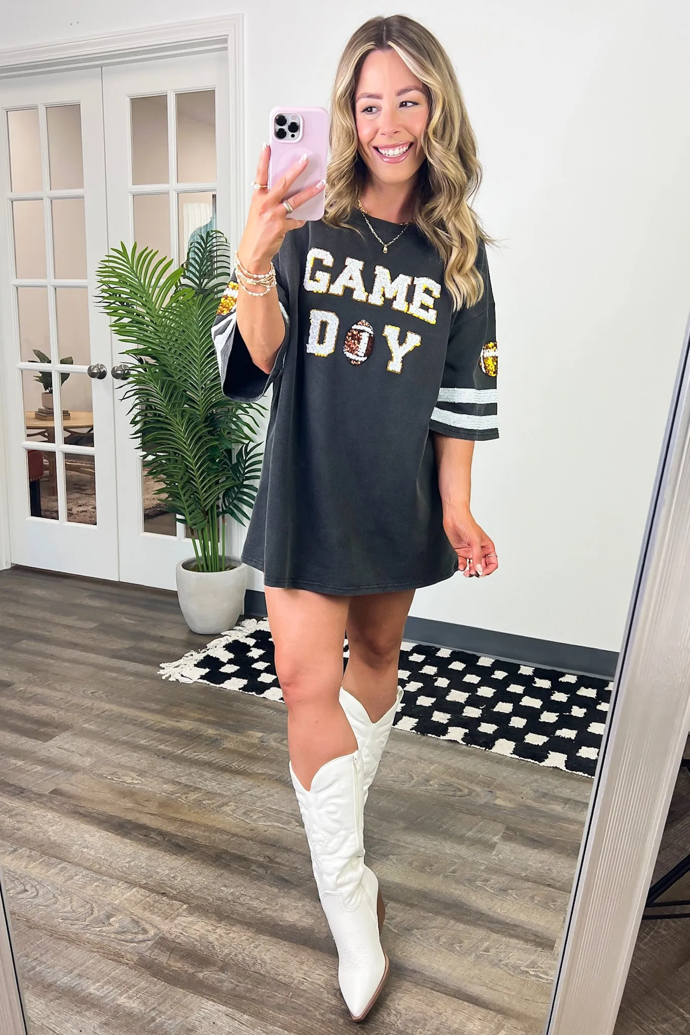 Game Day Varsity T-Shirt Dress