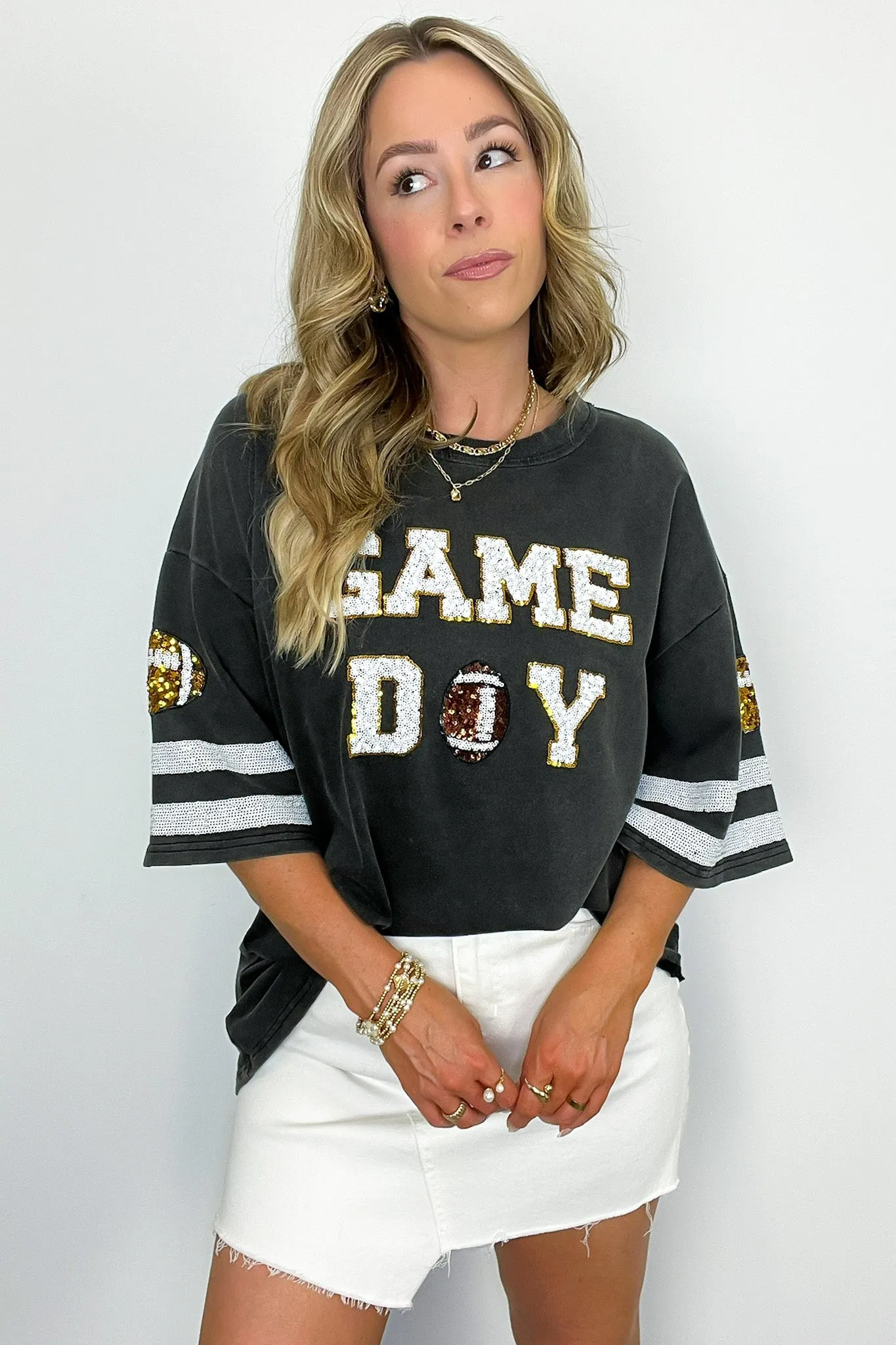 Game Day Varsity T-Shirt Dress