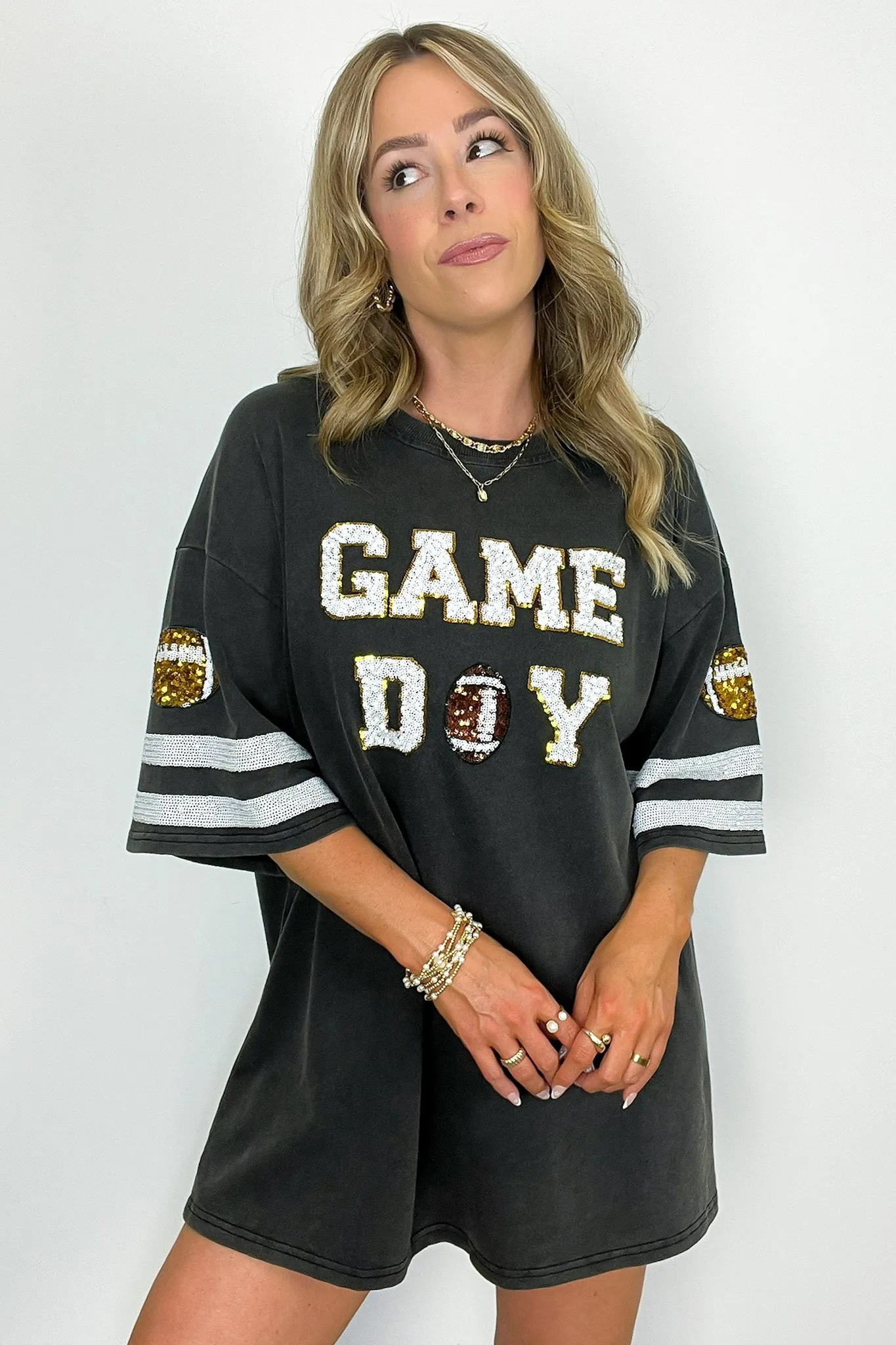 Game Day Varsity T-Shirt Dress