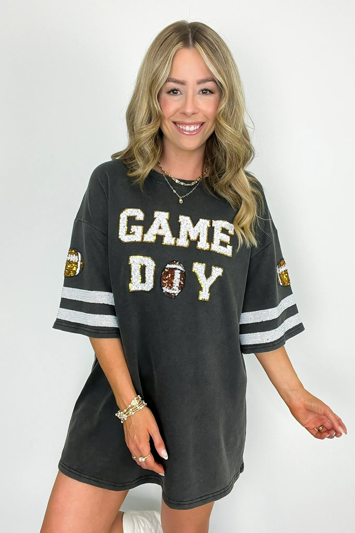 Game Day Varsity T-Shirt Dress