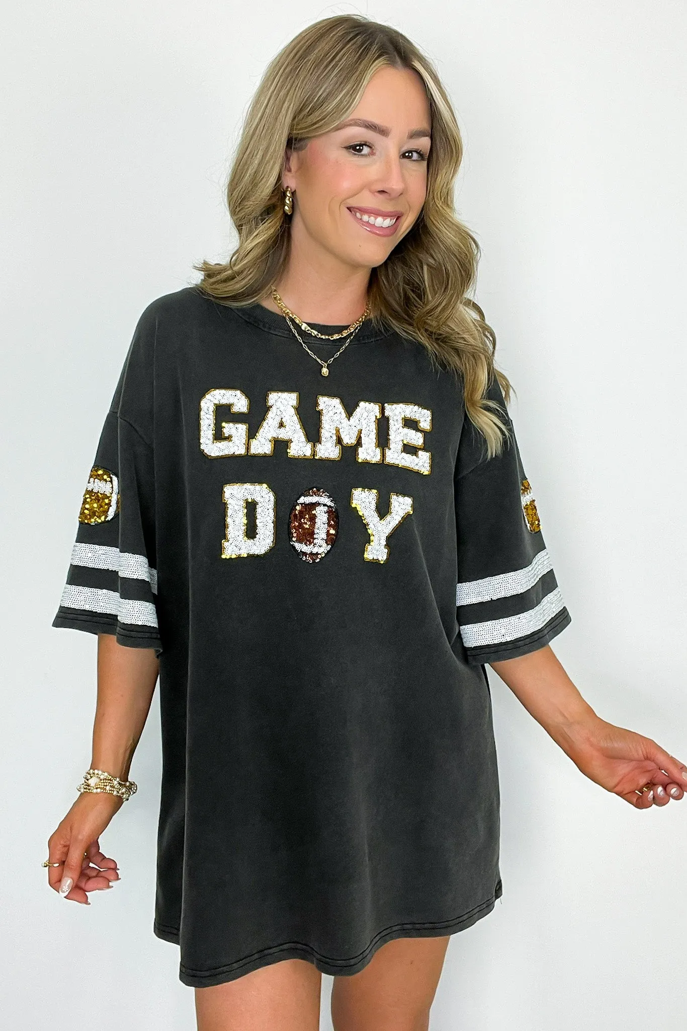 Game Day Varsity T-Shirt Dress