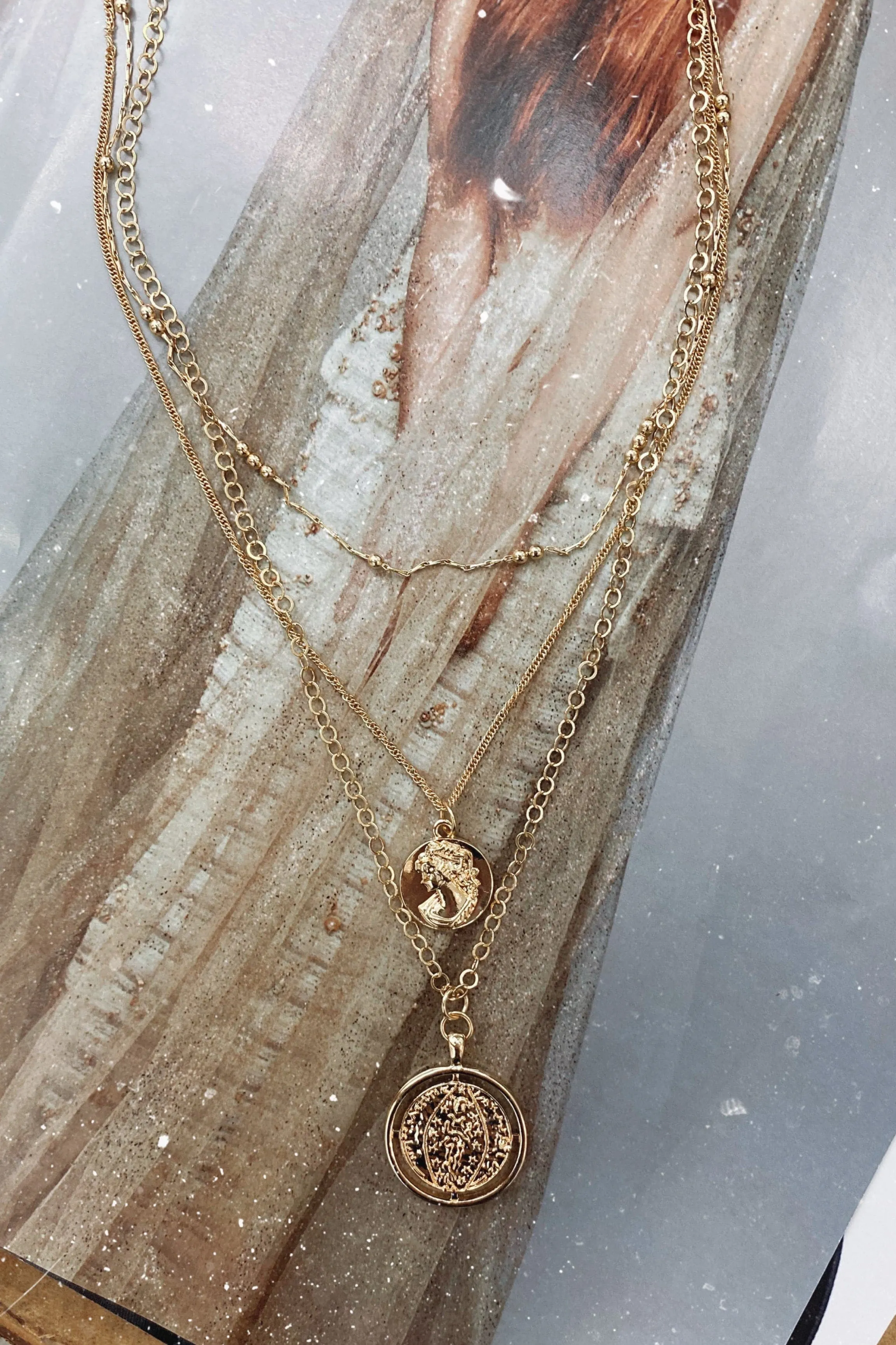 Gilded Dreams Layered Coin Necklace - BACK IN STOCK