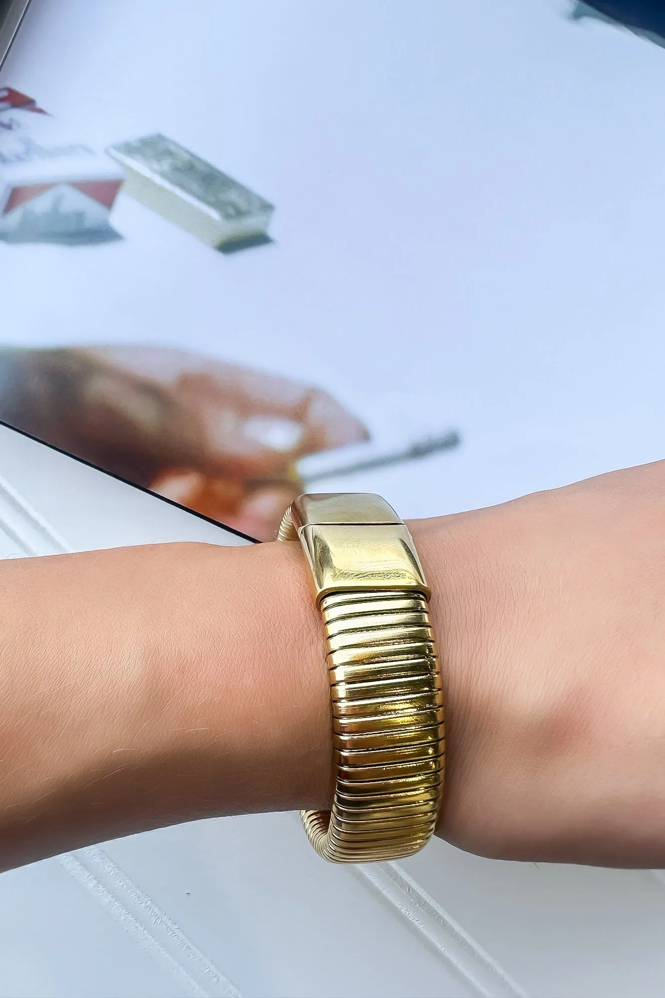 Gold Band Bracelet