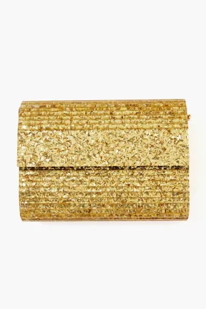 Gold Stacer Acrylic Clutch