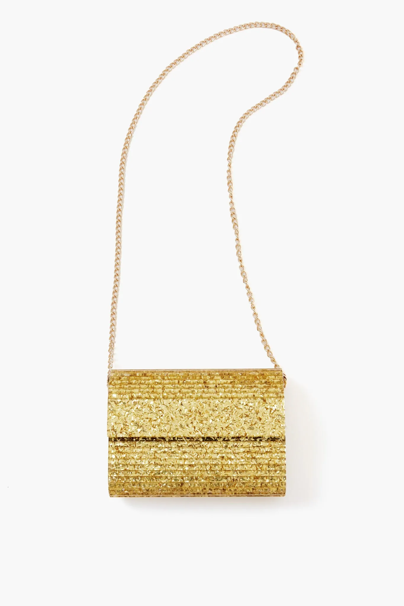 Gold Stacer Acrylic Clutch