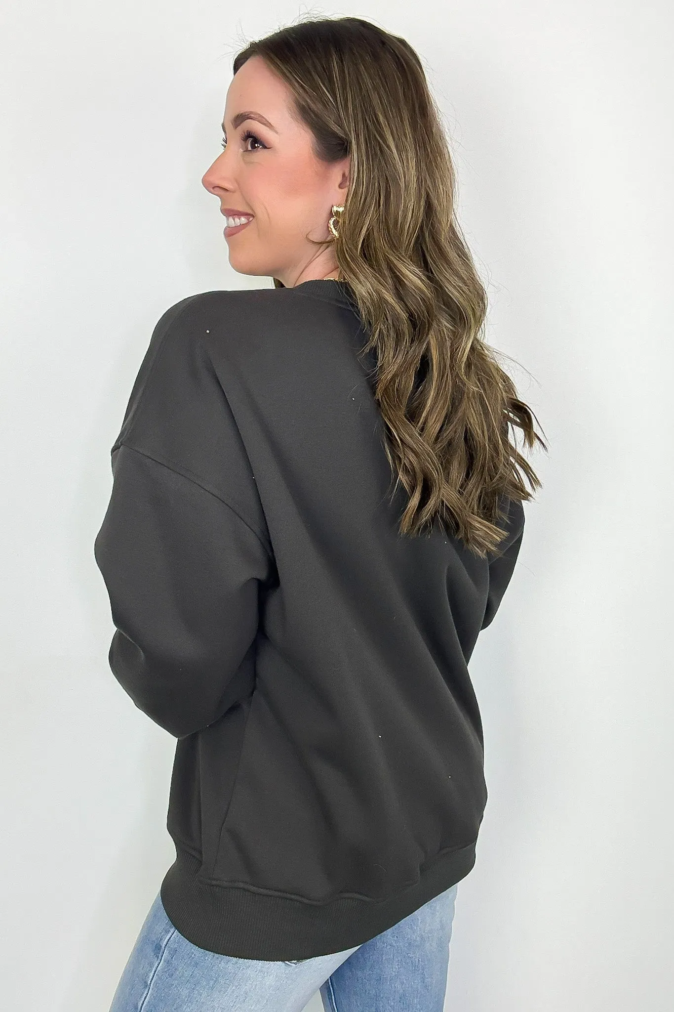 Good Energy Club Embroidered Relaxed Fit Pullover
