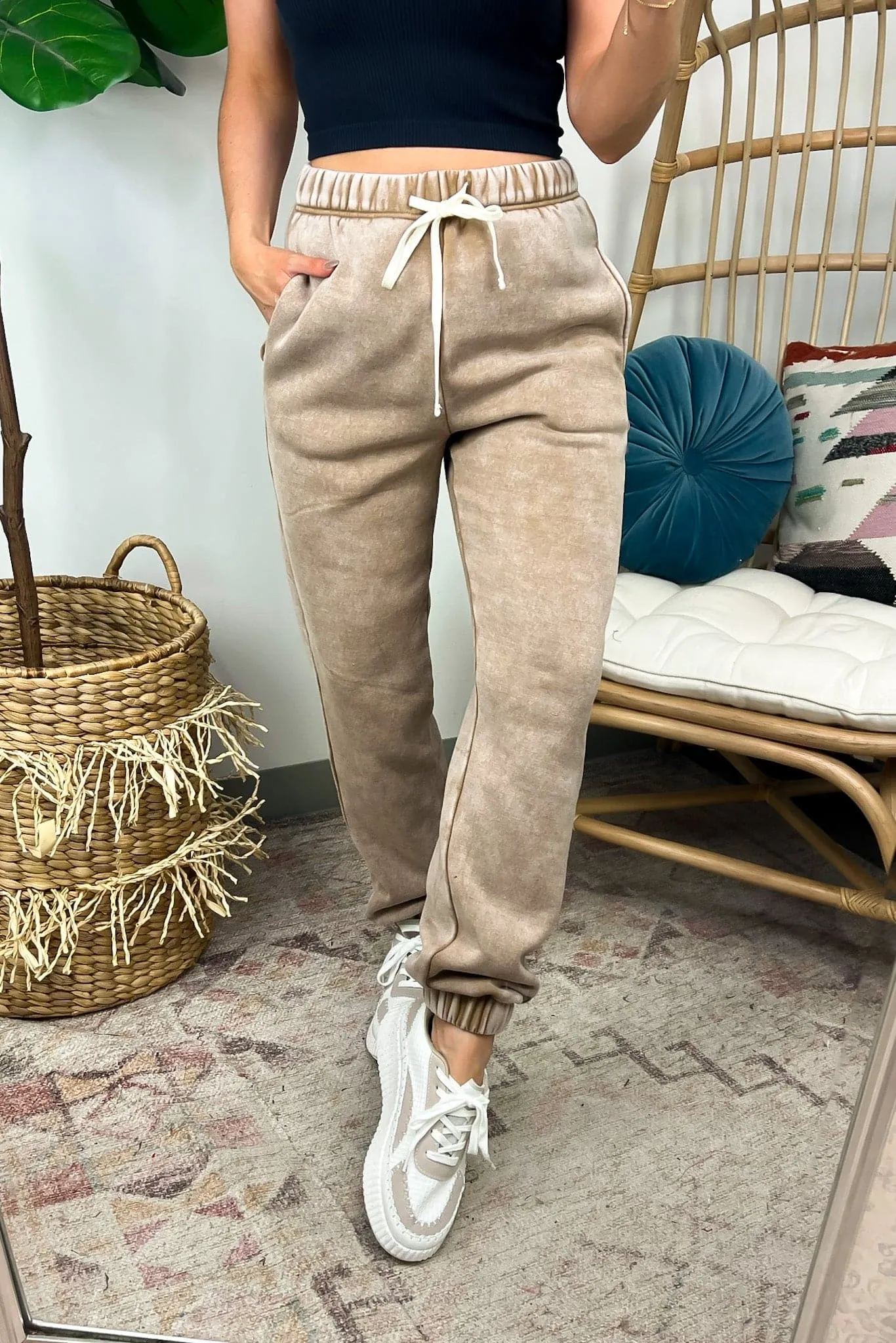 Gotta Chill Acid Wash Joggers - BACK IN STOCK