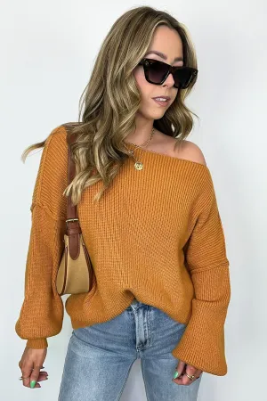 Gramm Boat Neck Ribbed Knit Sweater - FINAL SALE