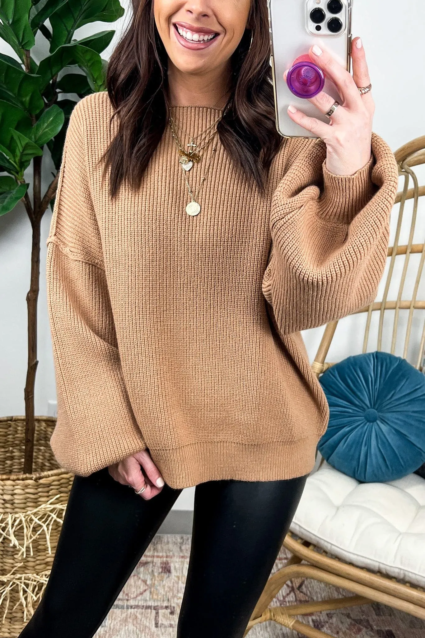Gramm Boat Neck Ribbed Knit Sweater - FINAL SALE