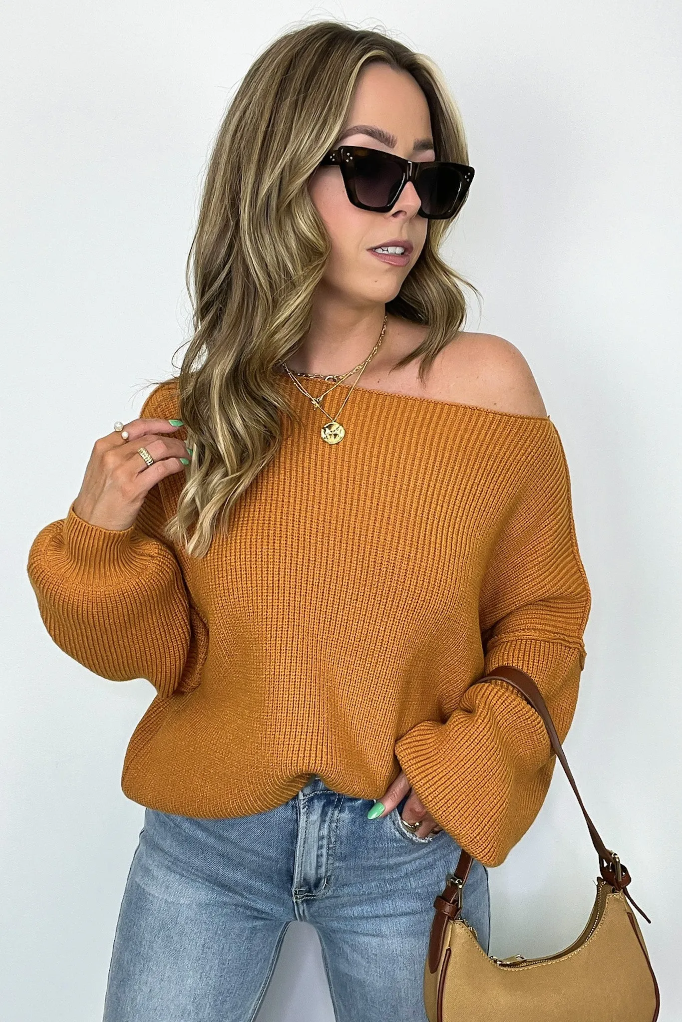 Gramm Boat Neck Ribbed Knit Sweater - FINAL SALE