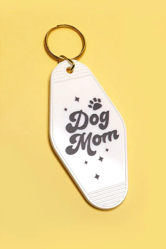 Graphic Vintage Motel Room Keychain
