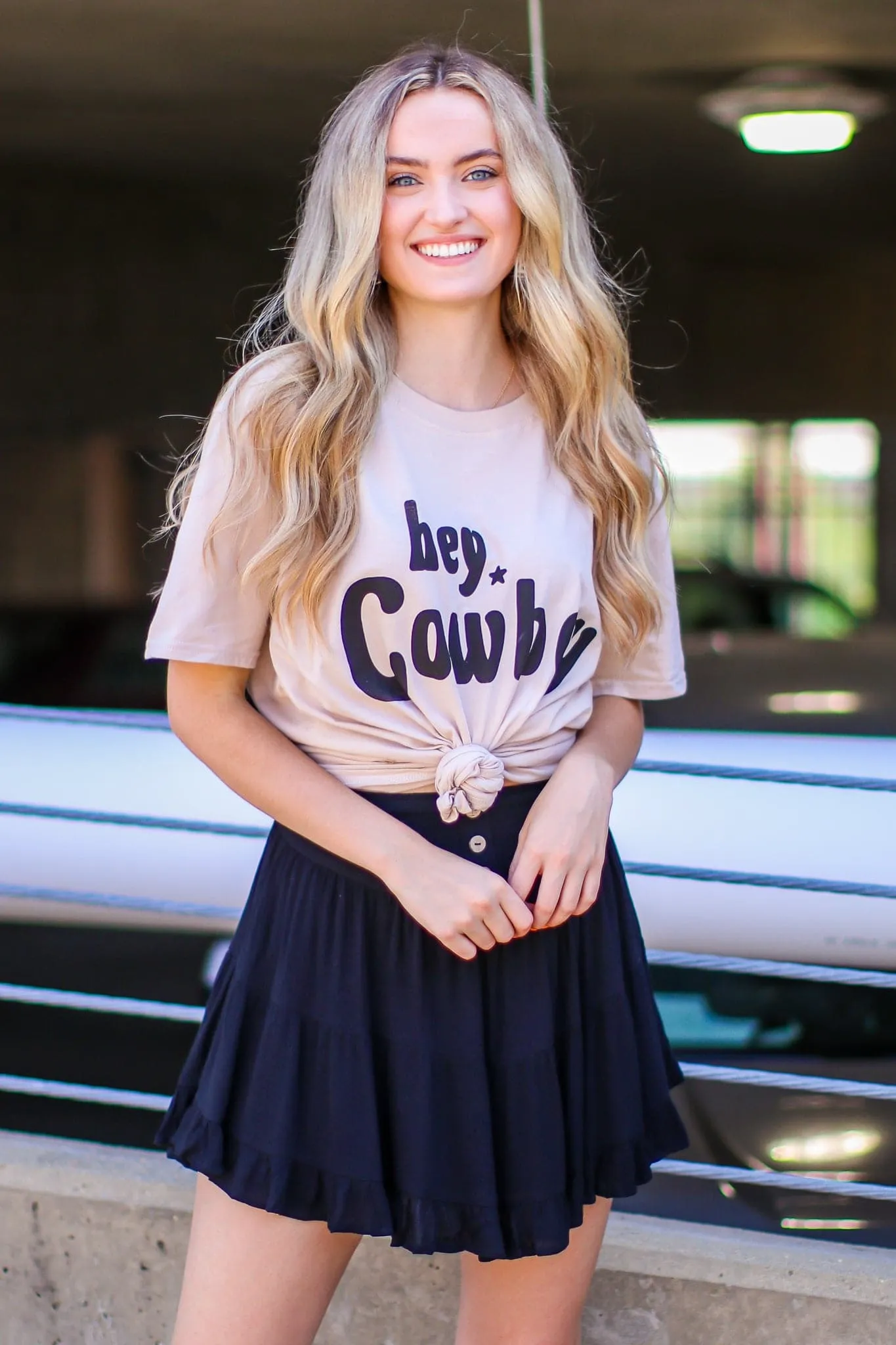 Happy Chance Ruffle Button Skirt - FINAL SALE
