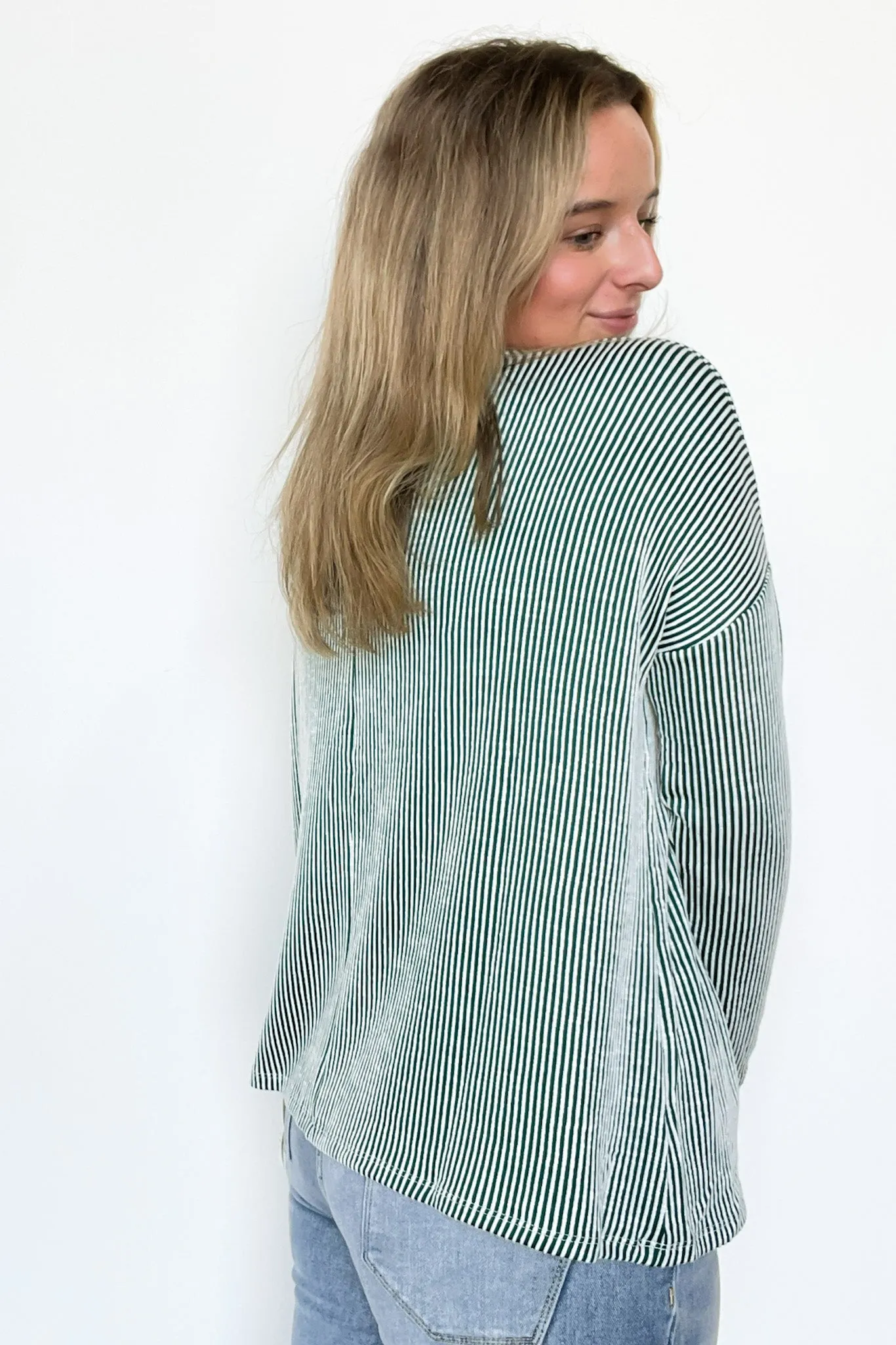 Harper Chill Ribbed Long Sleeve Top