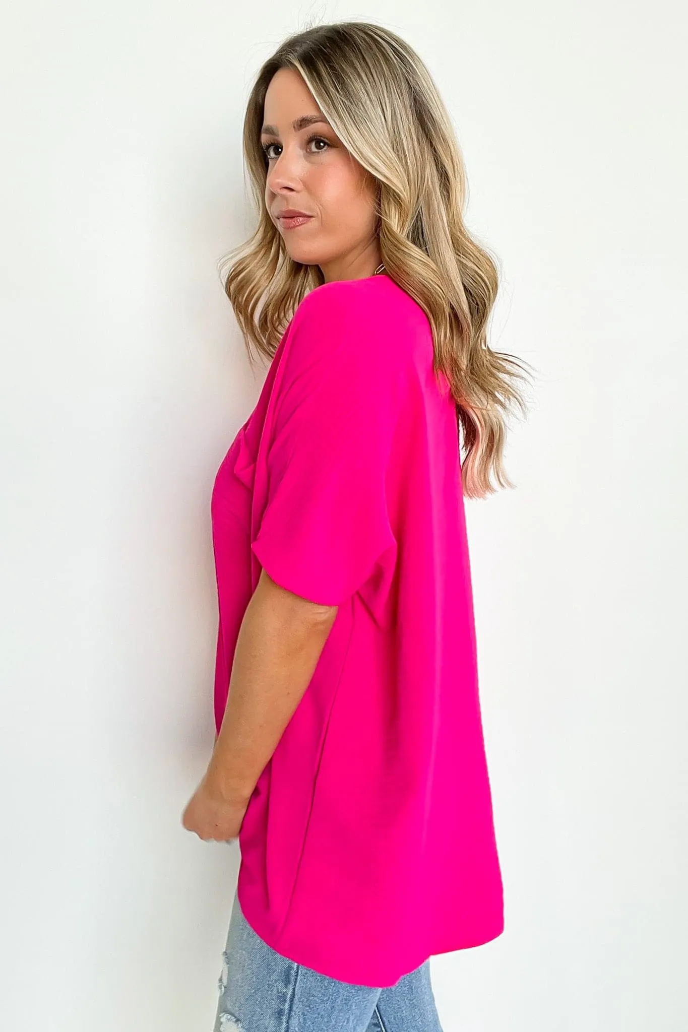 Have it Here V-Neck Pocket Top | BACK IN STOCK   NEW COLORS