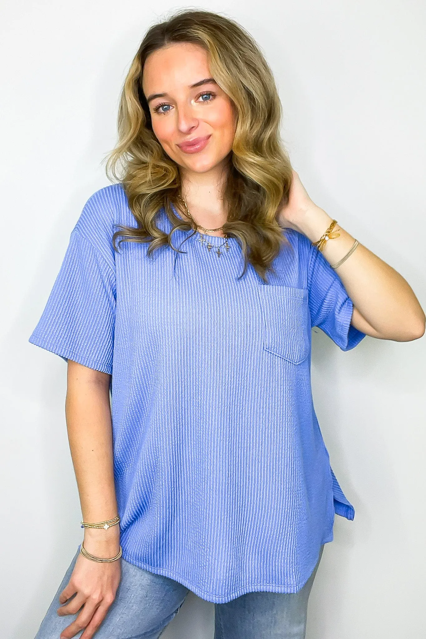 Infinitee Oversized Pocket Tee - BACK IN STOCK