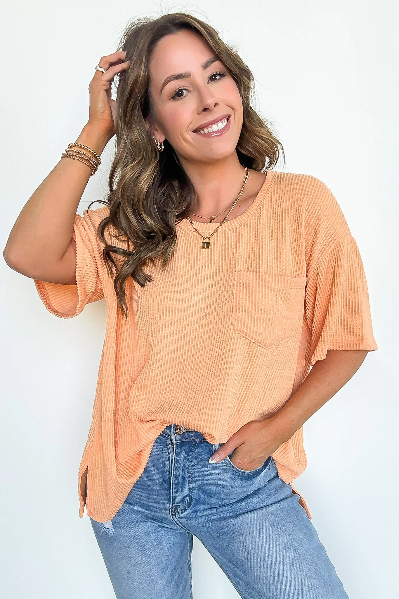 Infinitee Oversized Pocket Tee - BACK IN STOCK