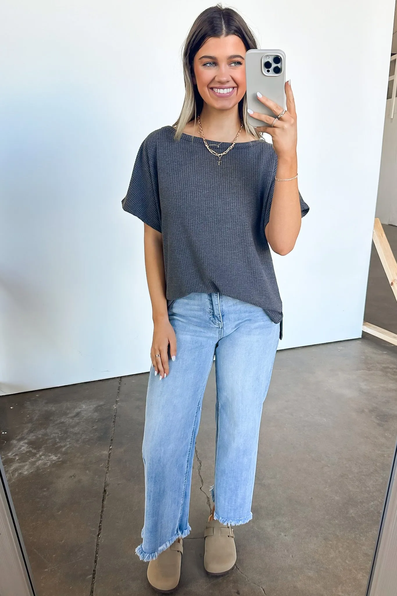 Kailah Dolman Sleeve Relaxed Top - FINAL SALE