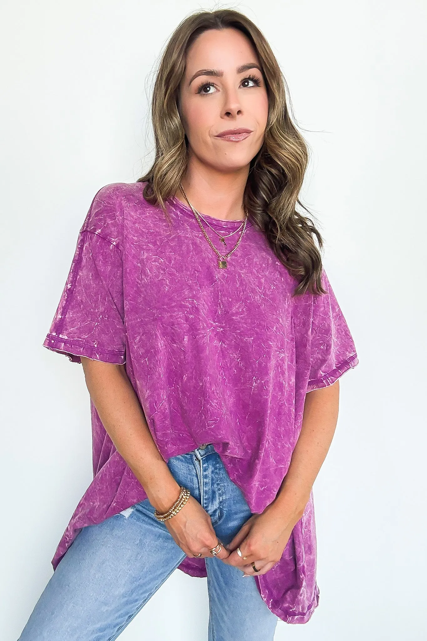Kala Washed Drop Shoulder Relaxed Top - BACK IN STOCK