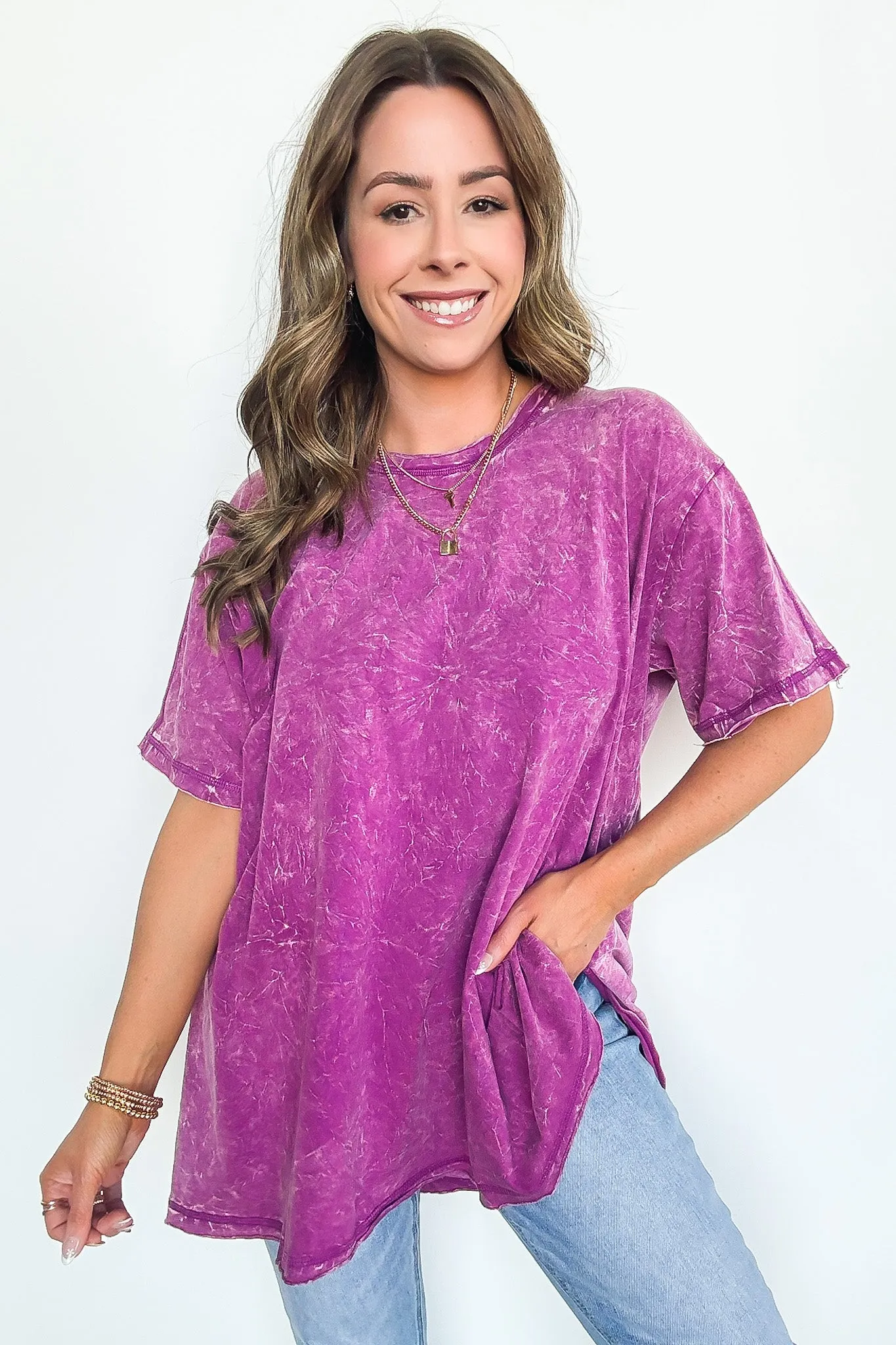 Kala Washed Drop Shoulder Relaxed Top - BACK IN STOCK
