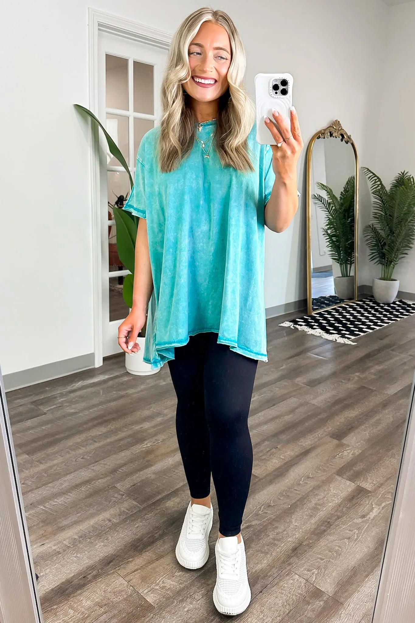 Kala Washed Drop Shoulder Relaxed Top - BACK IN STOCK