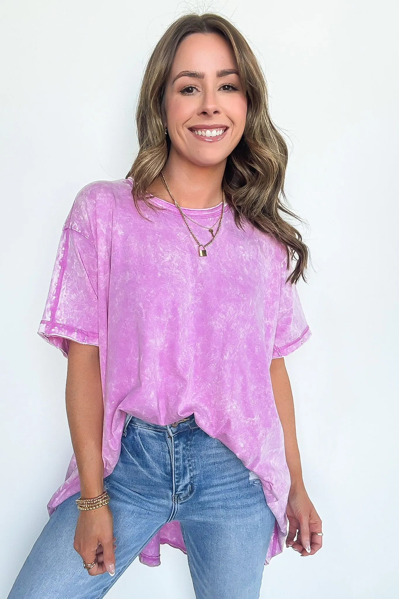 Kala Washed Drop Shoulder Relaxed Top - BACK IN STOCK