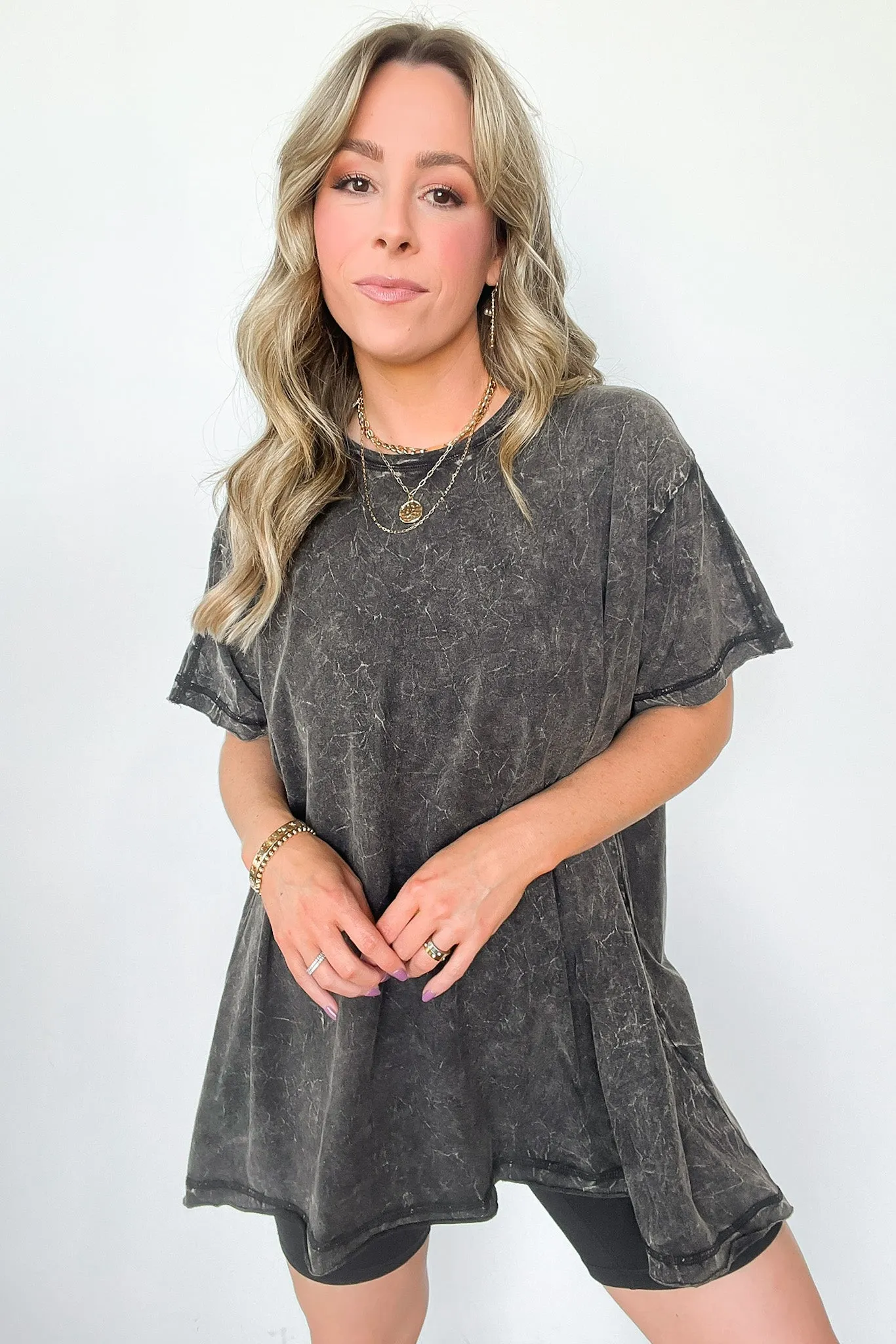 Kala Washed Drop Shoulder Relaxed Top - BACK IN STOCK
