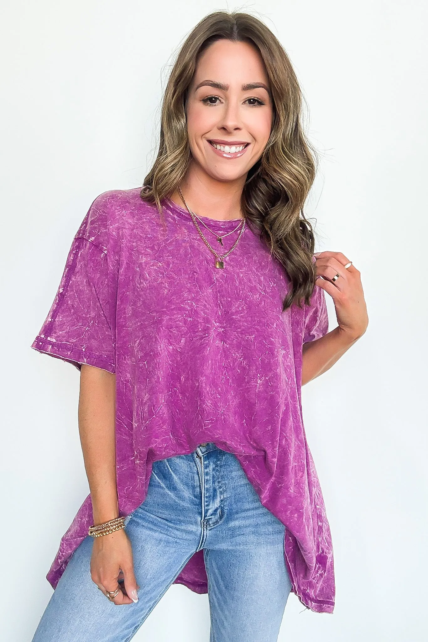 Kala Washed Drop Shoulder Relaxed Top - BACK IN STOCK