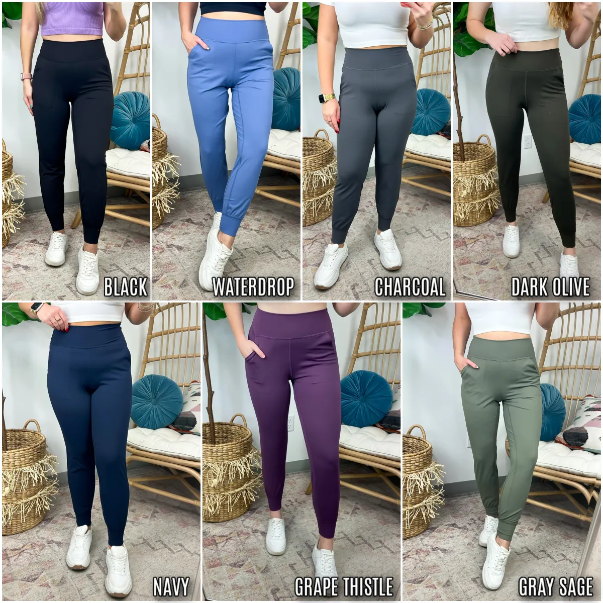 Karinna Slim Fit Active Joggers - BACK IN STOCK
