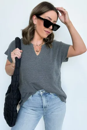 Karlan Mineral Washed Thermal Top - FINAL SALE