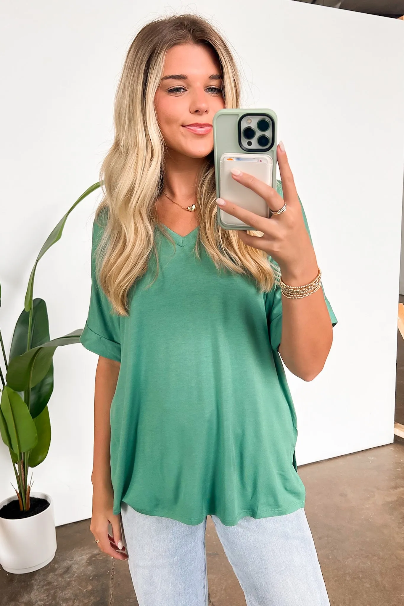 Kaydee V-Neck Relaxed Top - FINAL SALE
