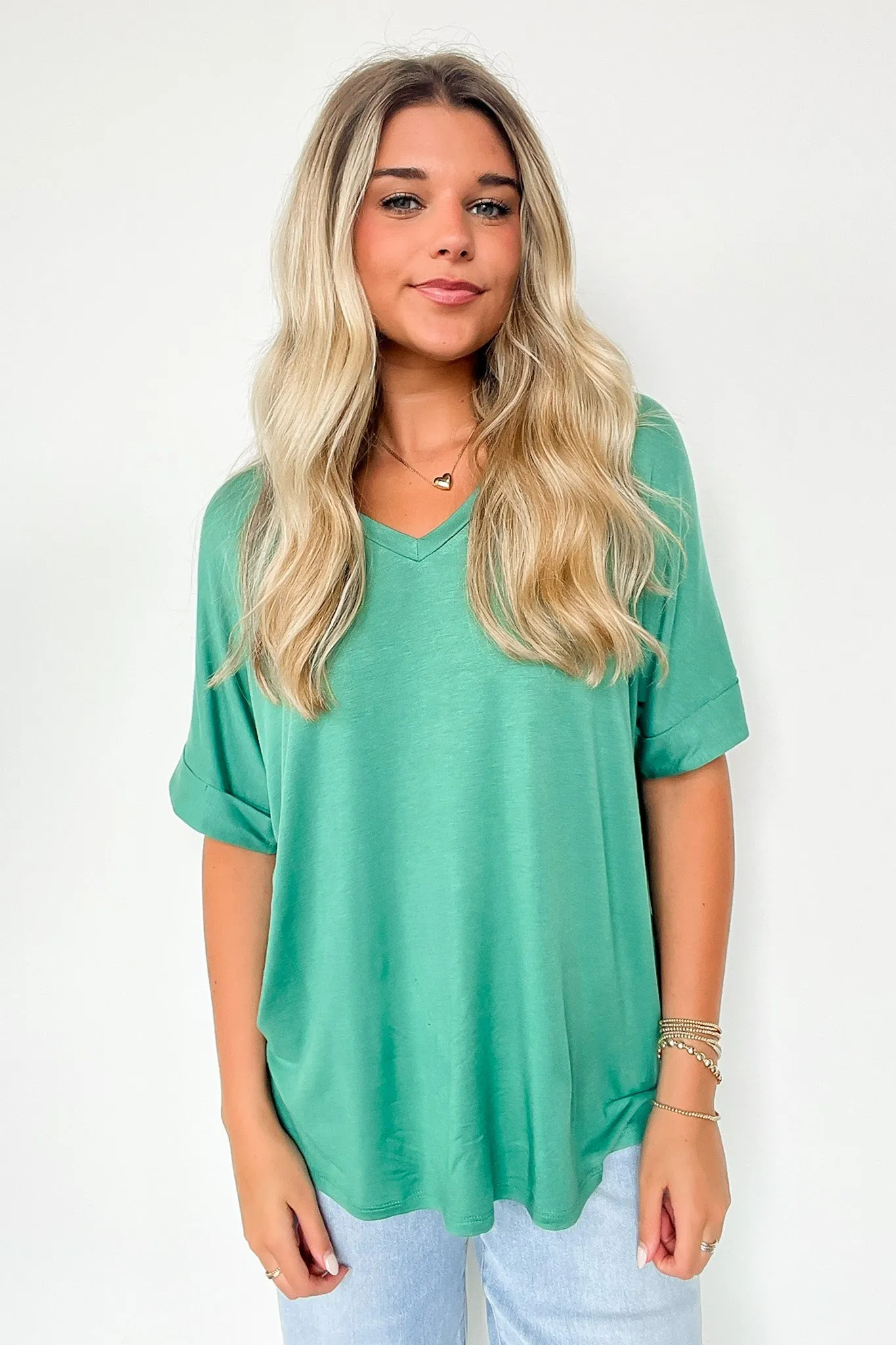 Kaydee V-Neck Relaxed Top - FINAL SALE