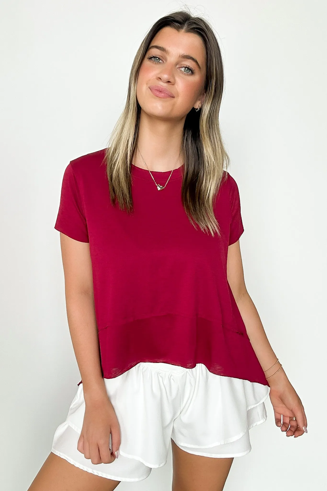 Keep the Tempo Short Sleeve Top - FINAL SALE