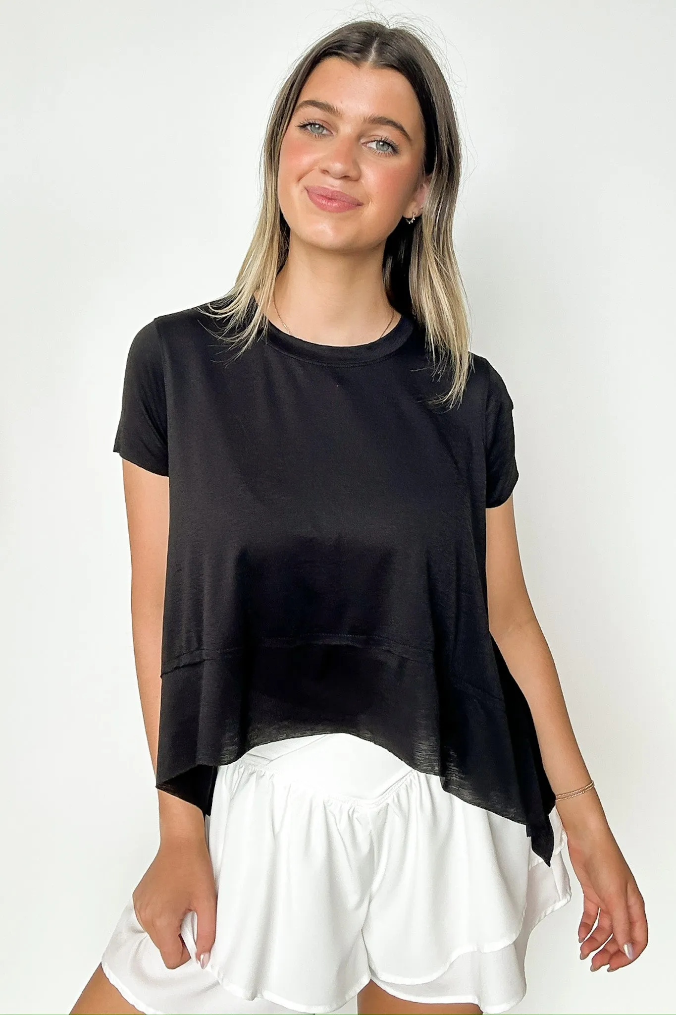 Keep the Tempo Short Sleeve Top - FINAL SALE
