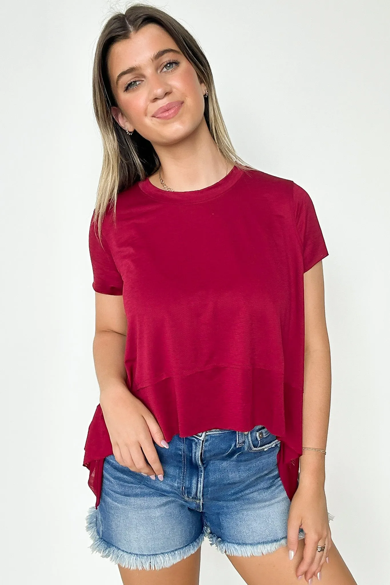 Keep the Tempo Short Sleeve Top - FINAL SALE