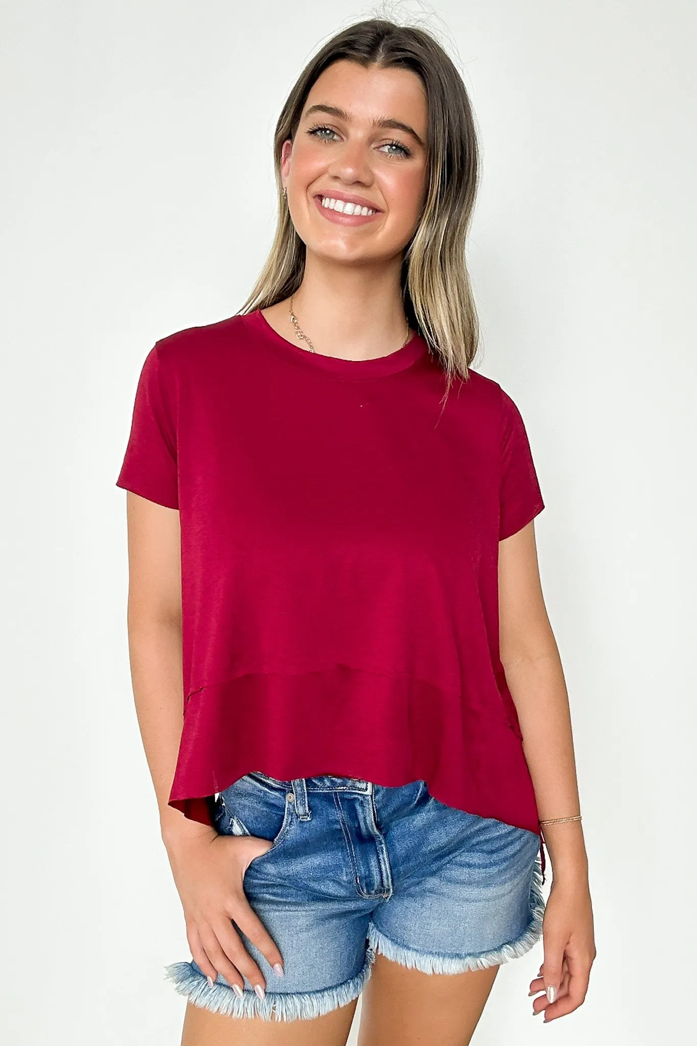 Keep the Tempo Short Sleeve Top - FINAL SALE