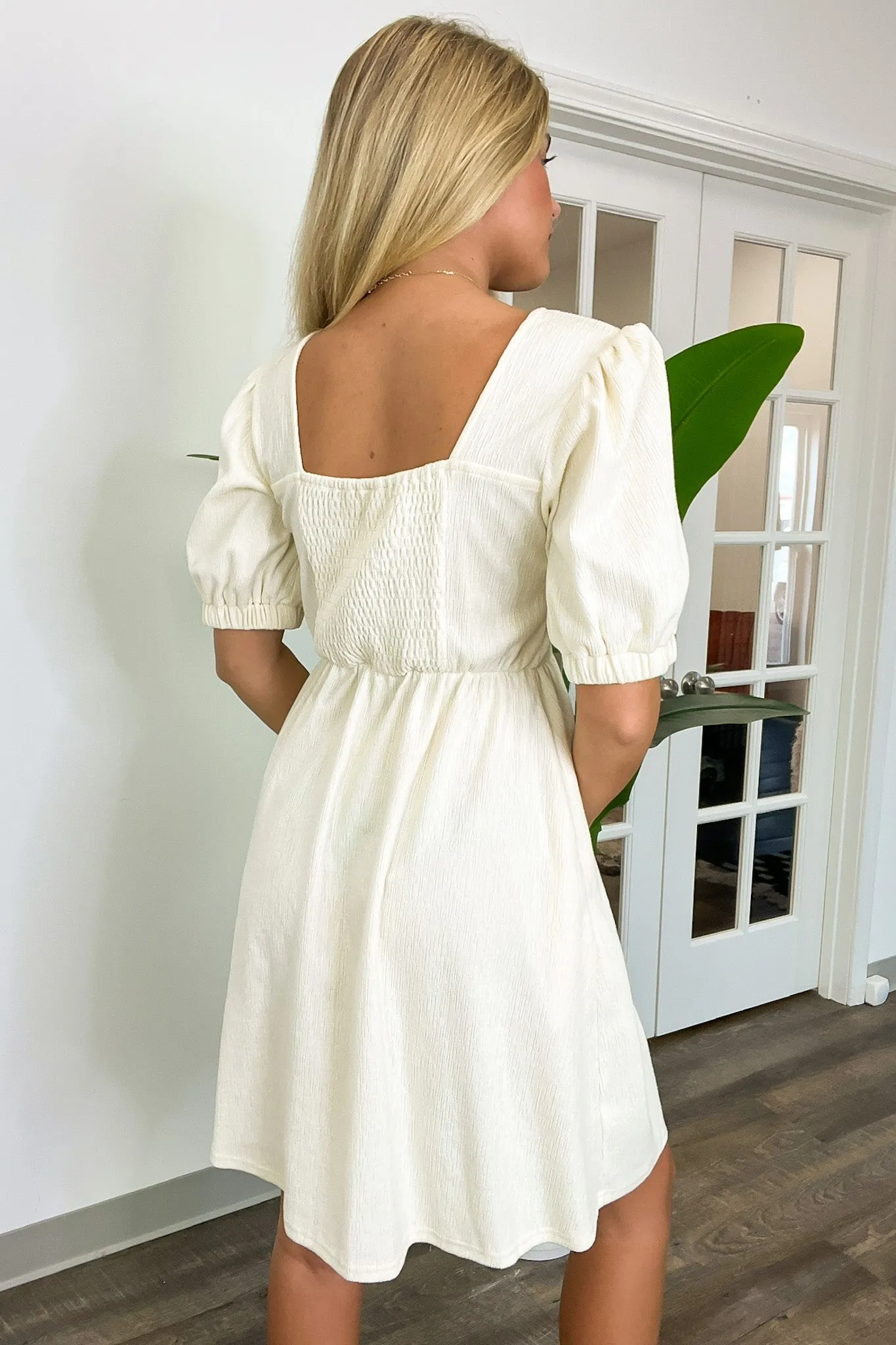 Kelson Smocked Square Neck Dress - FINAL SALE