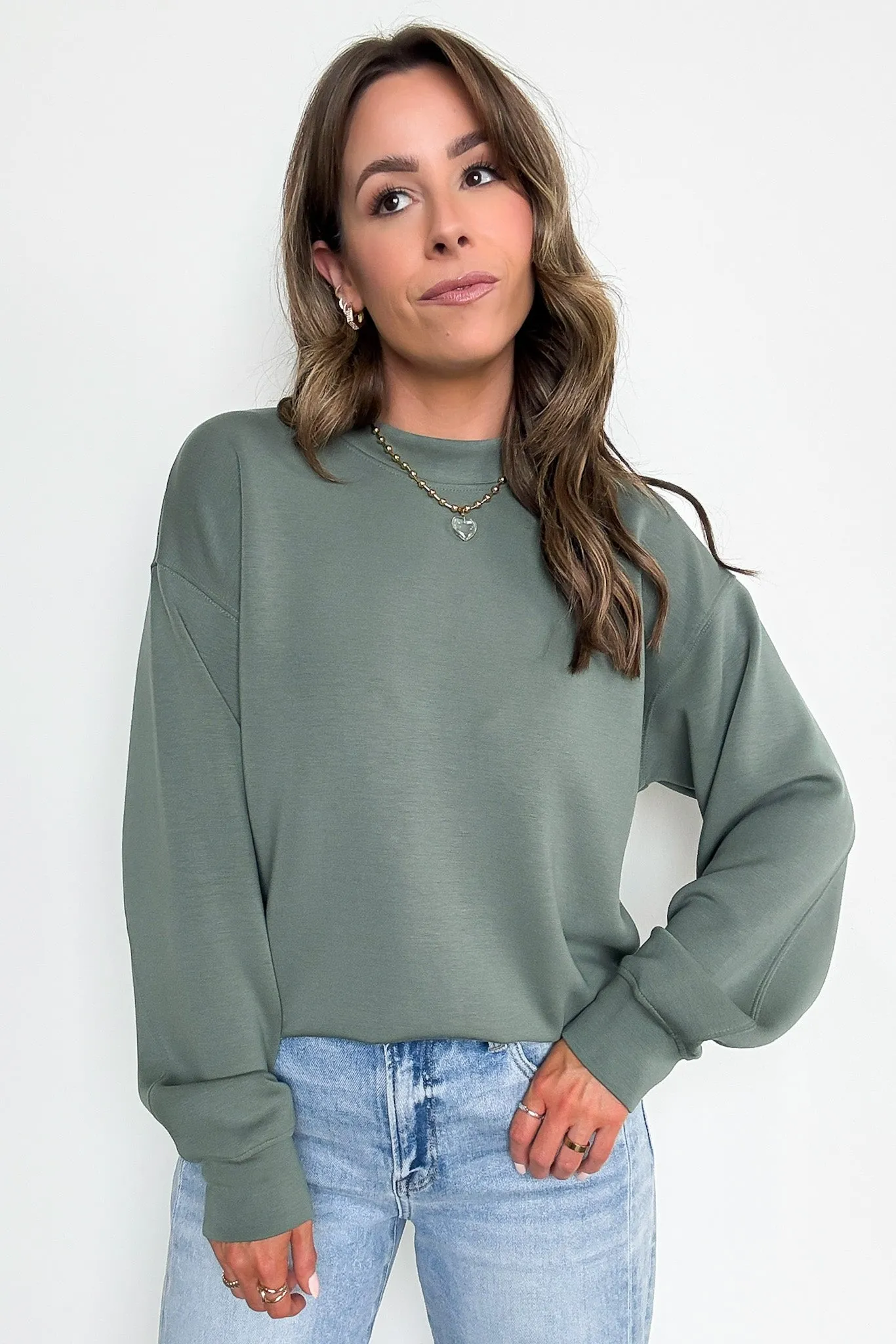 Kennedy Scuba Mock Neck Pullover