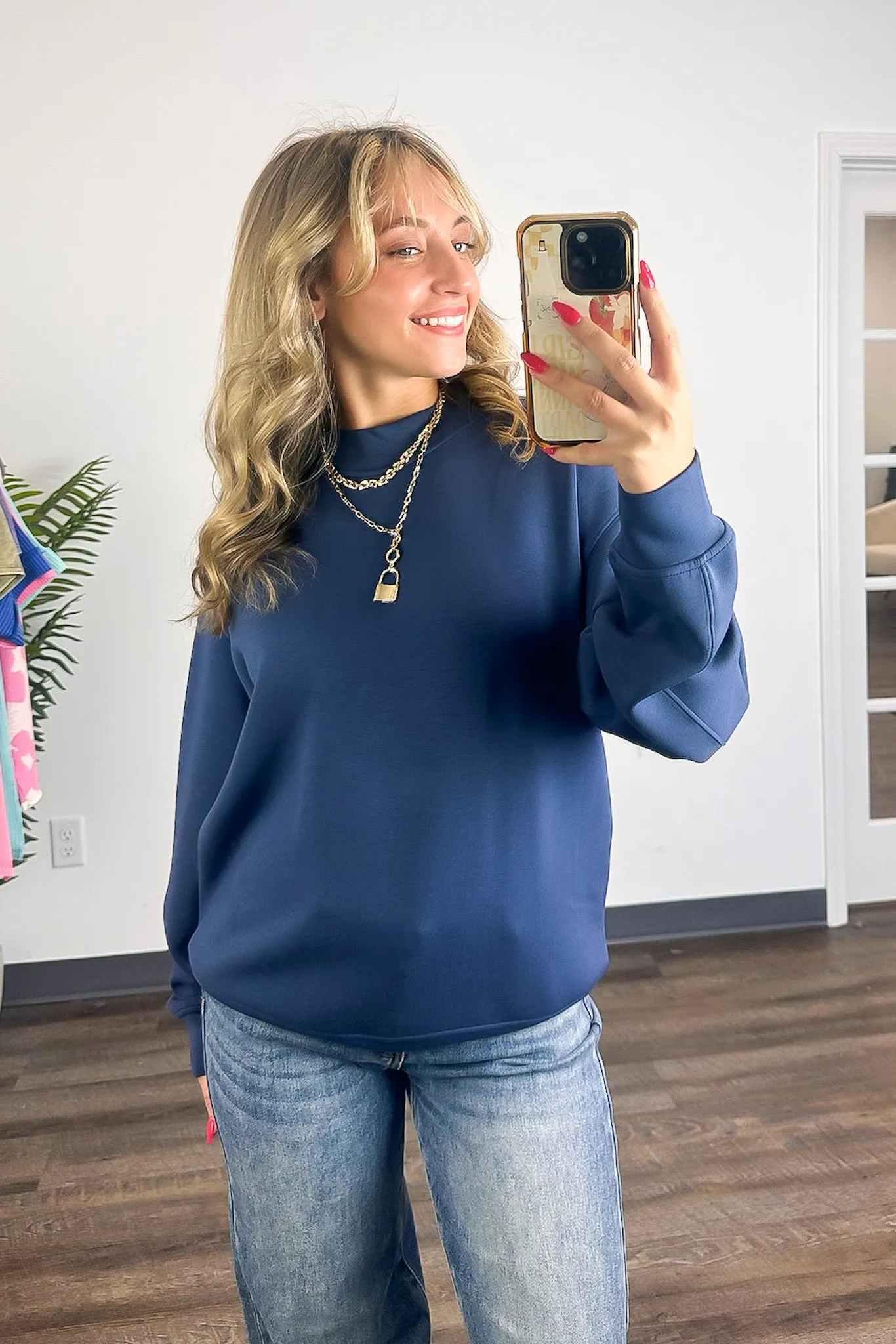 Kennedy Scuba Mock Neck Pullover