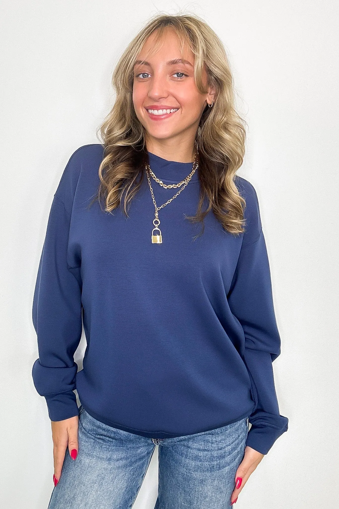 Kennedy Scuba Mock Neck Pullover