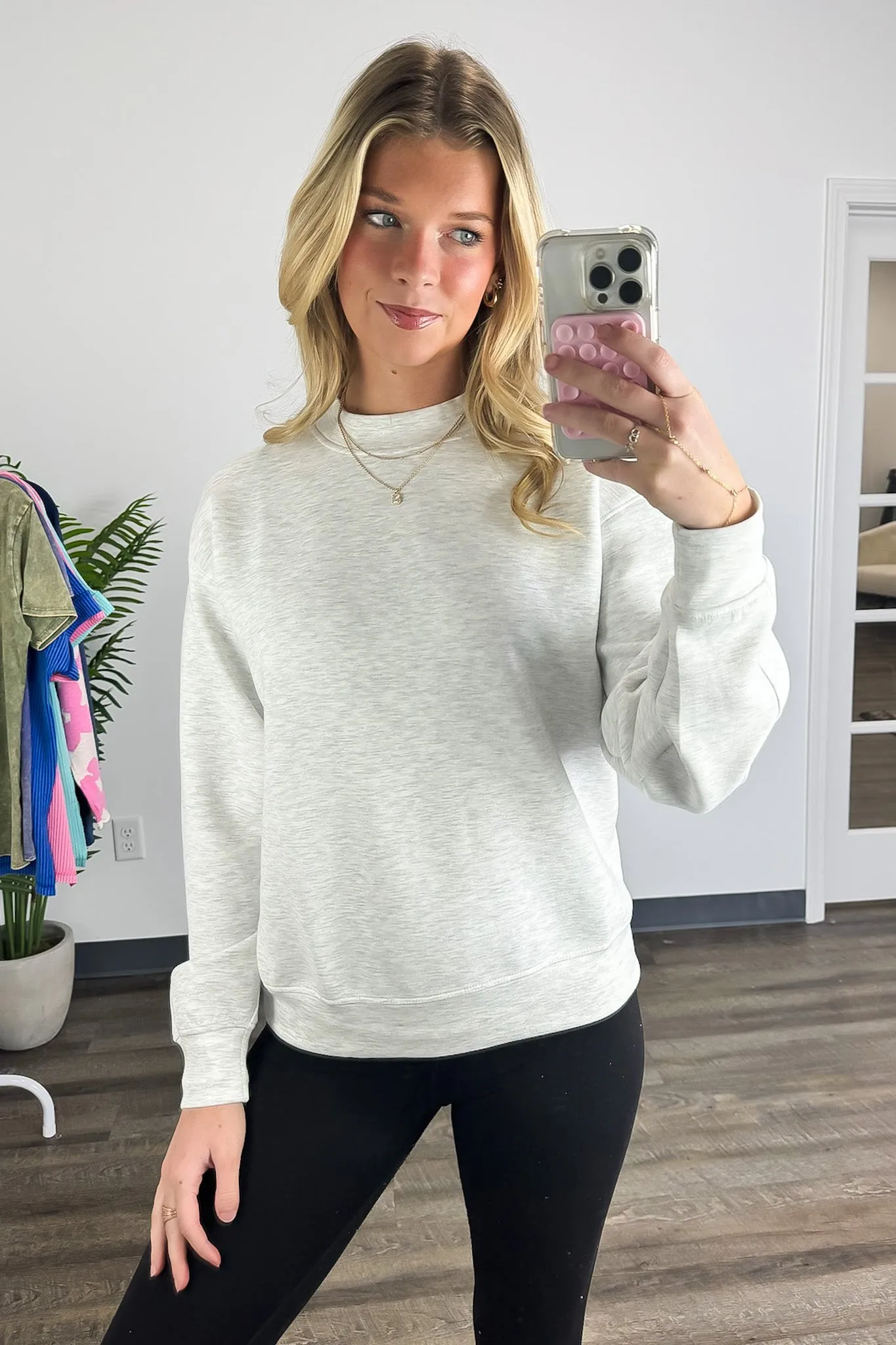 Kennedy Scuba Mock Neck Pullover
