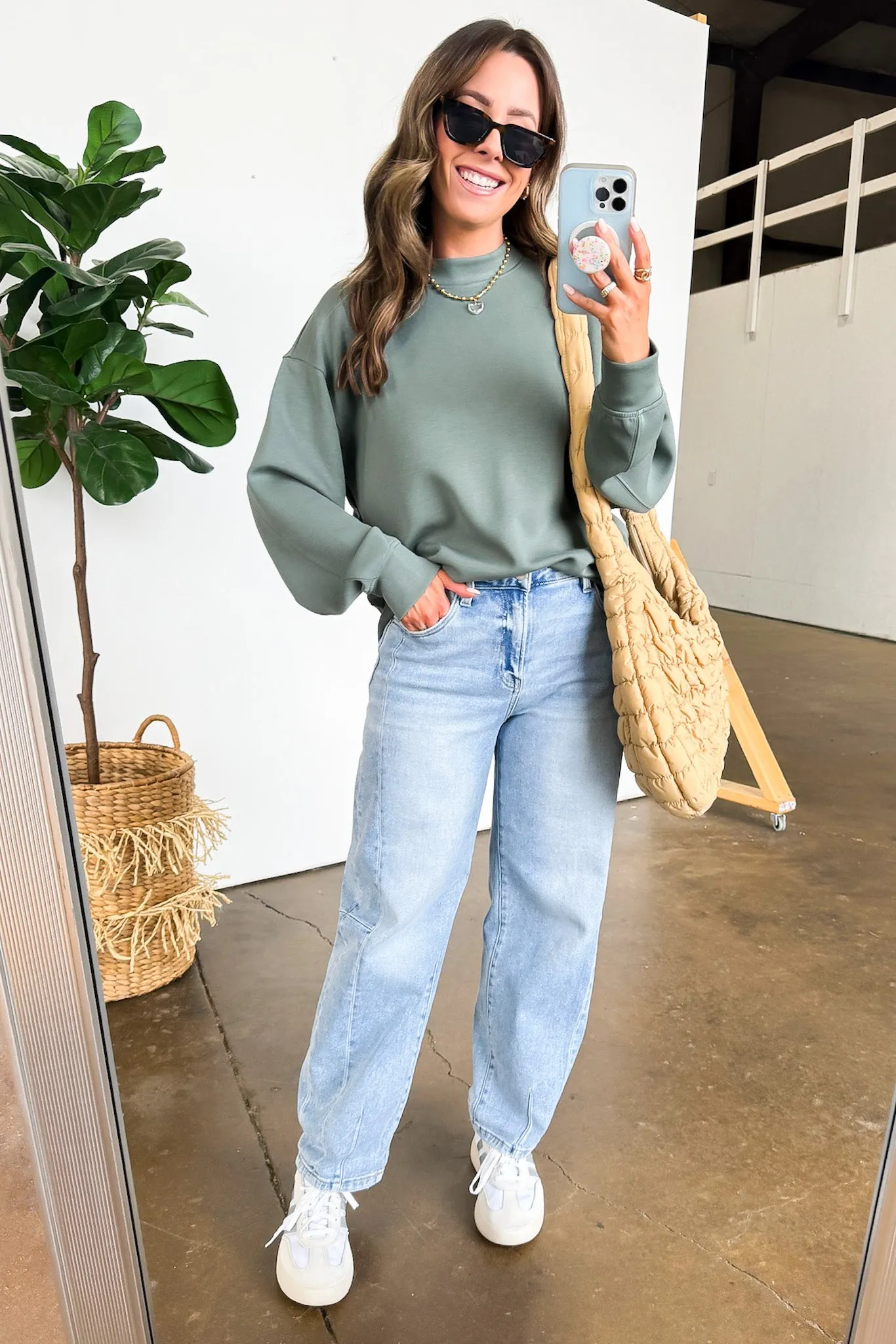 Kennedy Scuba Mock Neck Pullover