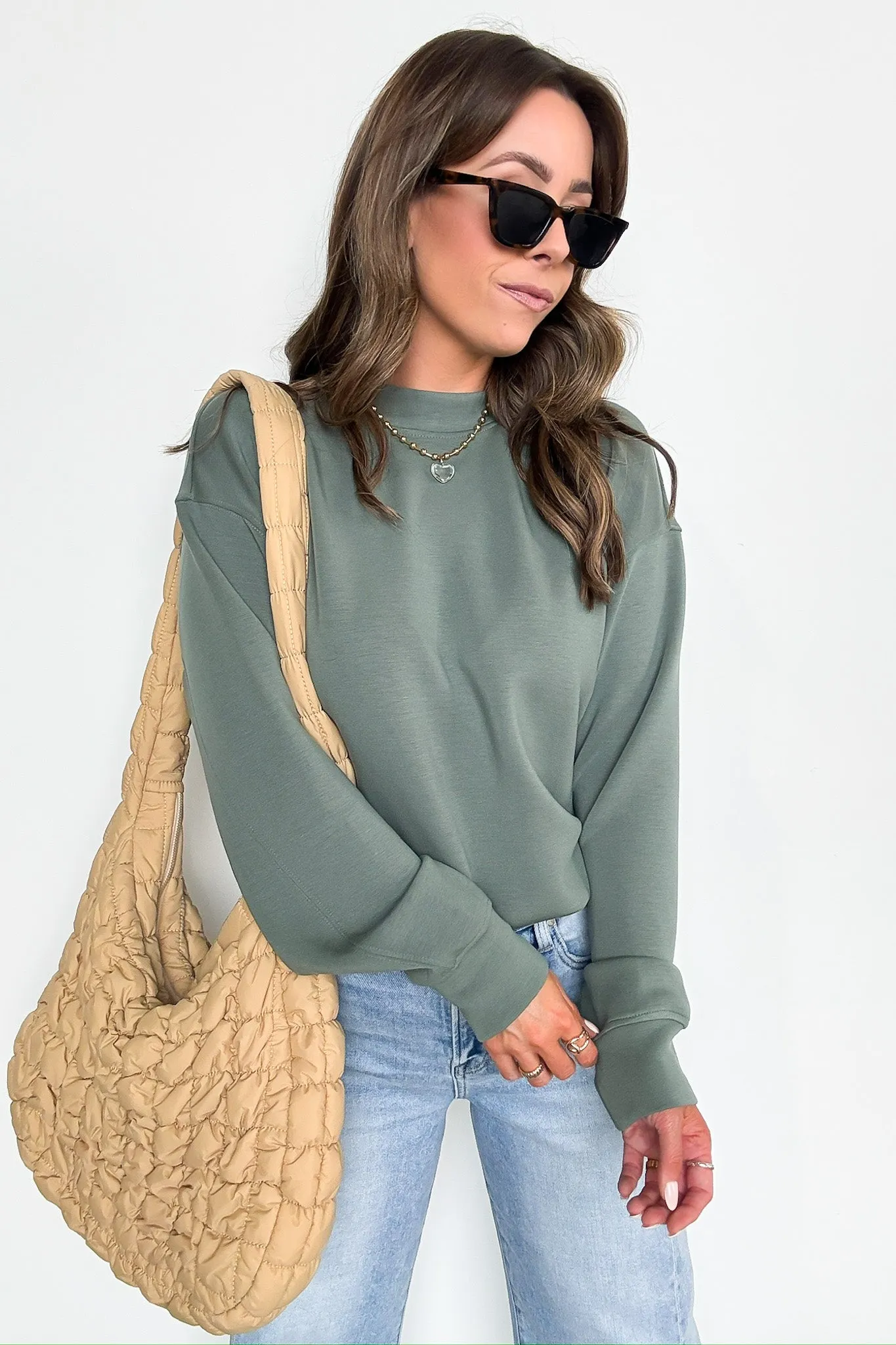 Kennedy Scuba Mock Neck Pullover