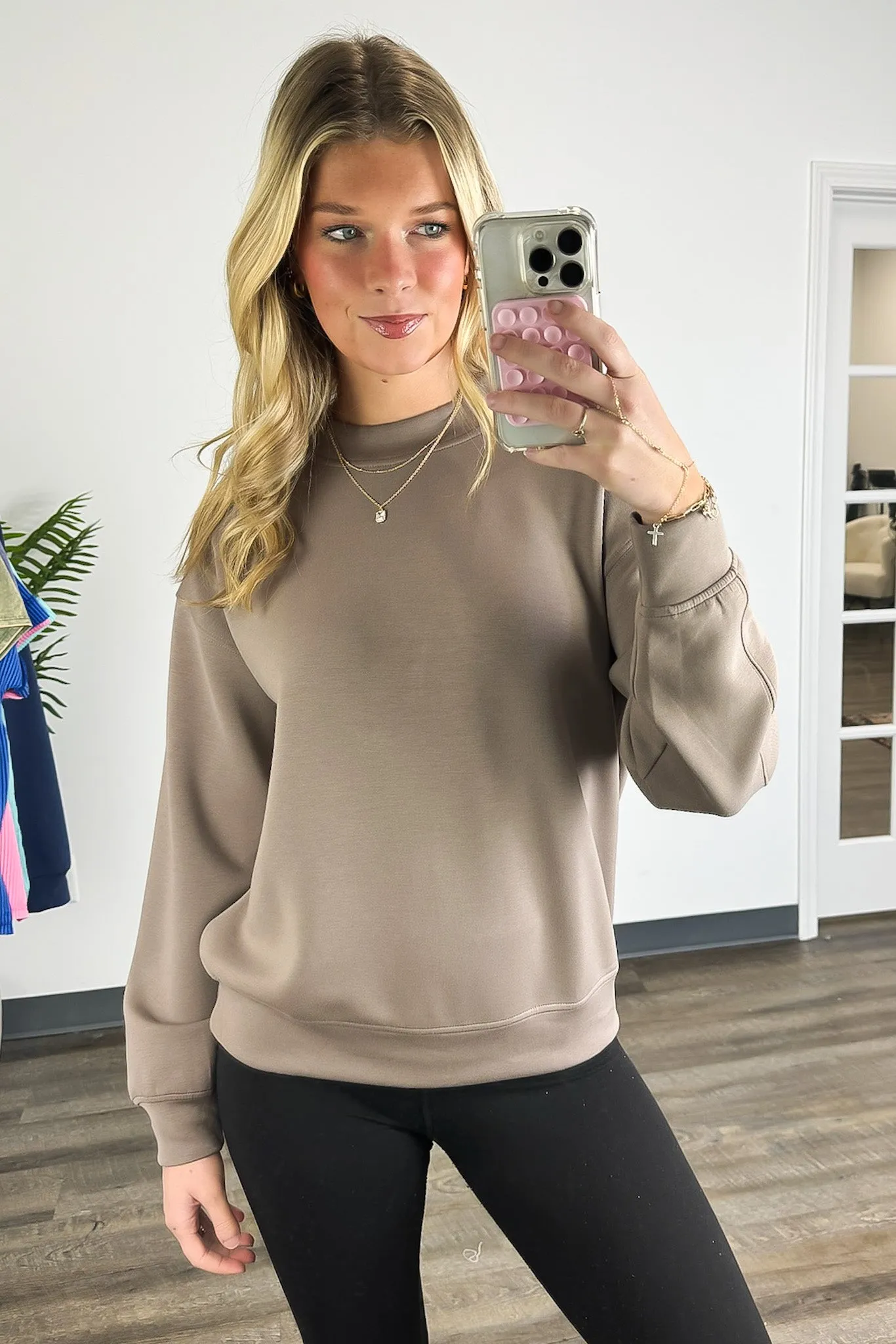 Kennedy Scuba Mock Neck Pullover