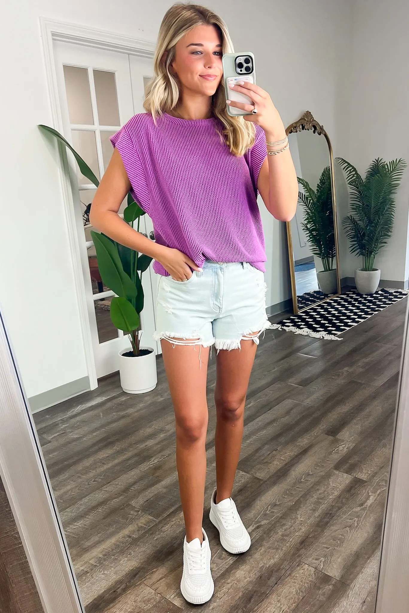 Kimmia Ribbed Knit Dolman Top - BACK IN STOCK