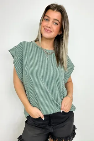 Kimmia Ribbed Knit Dolman Top - BACK IN STOCK