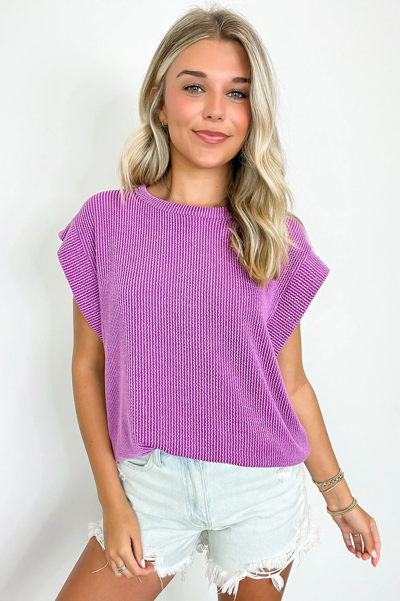Kimmia Ribbed Knit Dolman Top - BACK IN STOCK