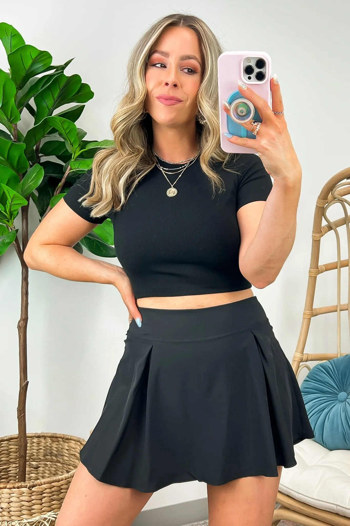 Korinah Active Mini Skort