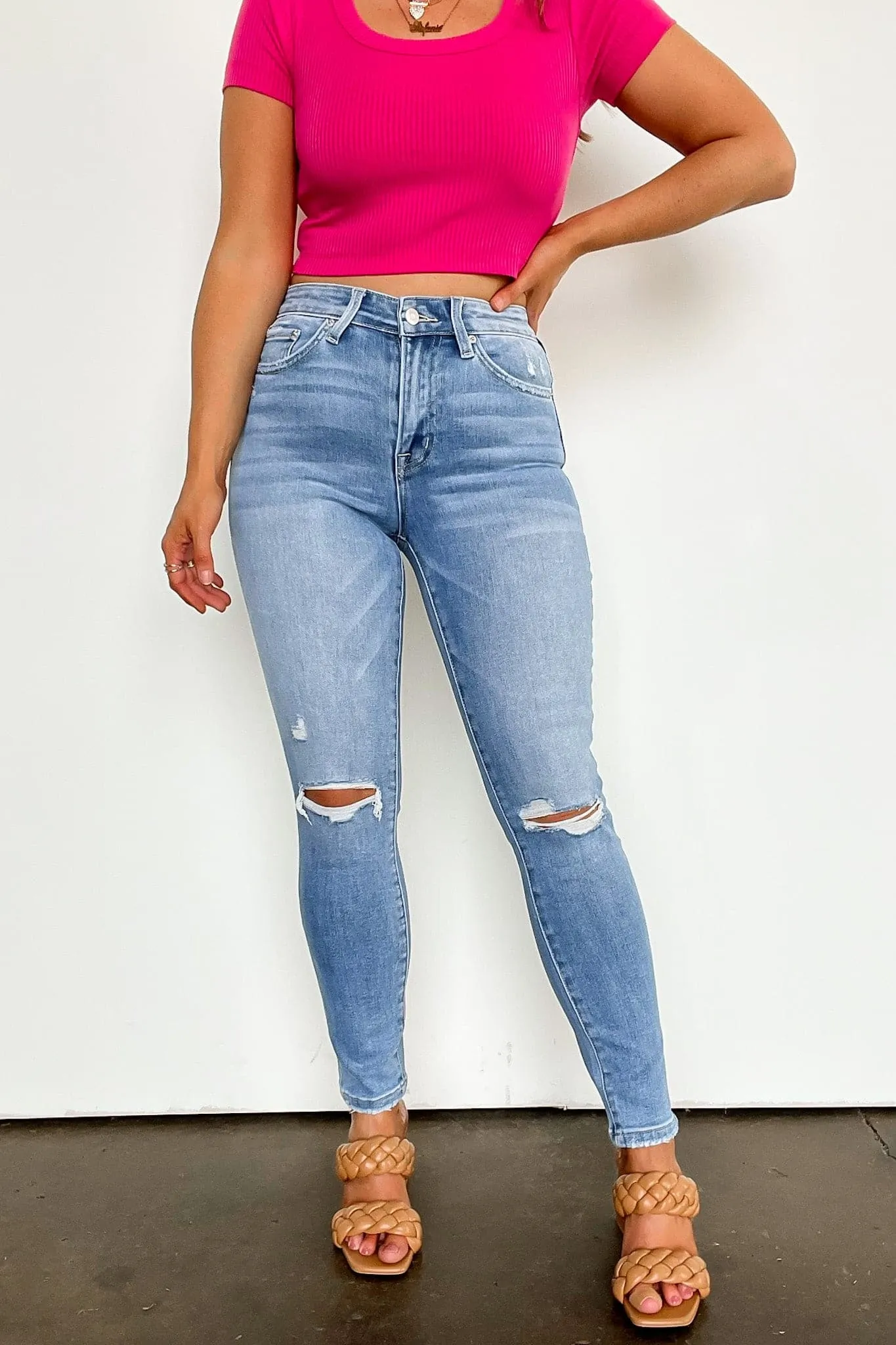 Lauer High Rise Distressed Cropped Skinny Jeans - FINAL SALE