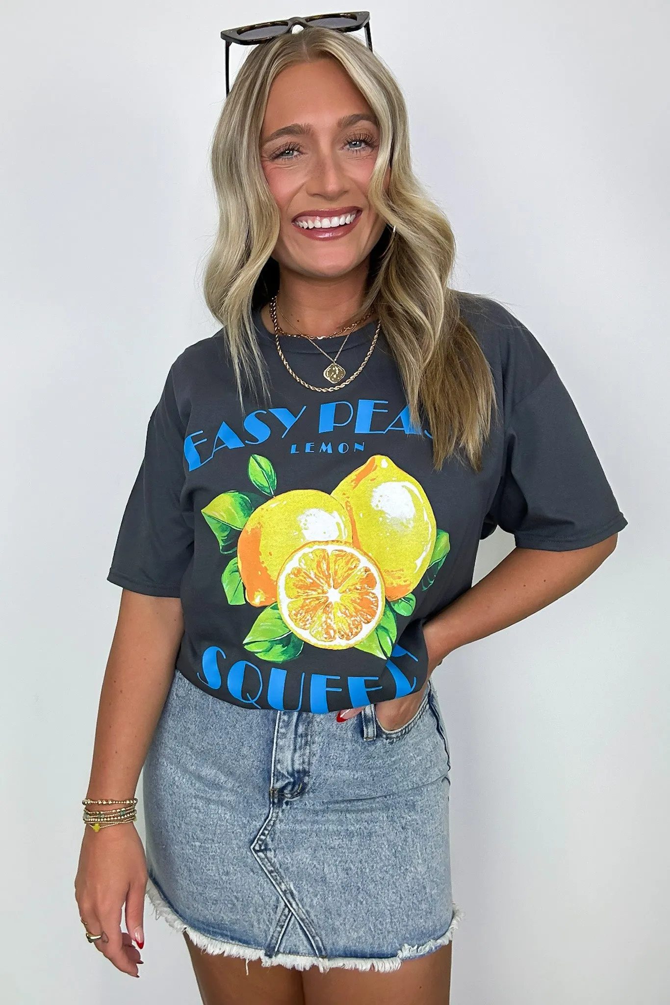 Lemon Squeezy Oversized Graphic Tee
